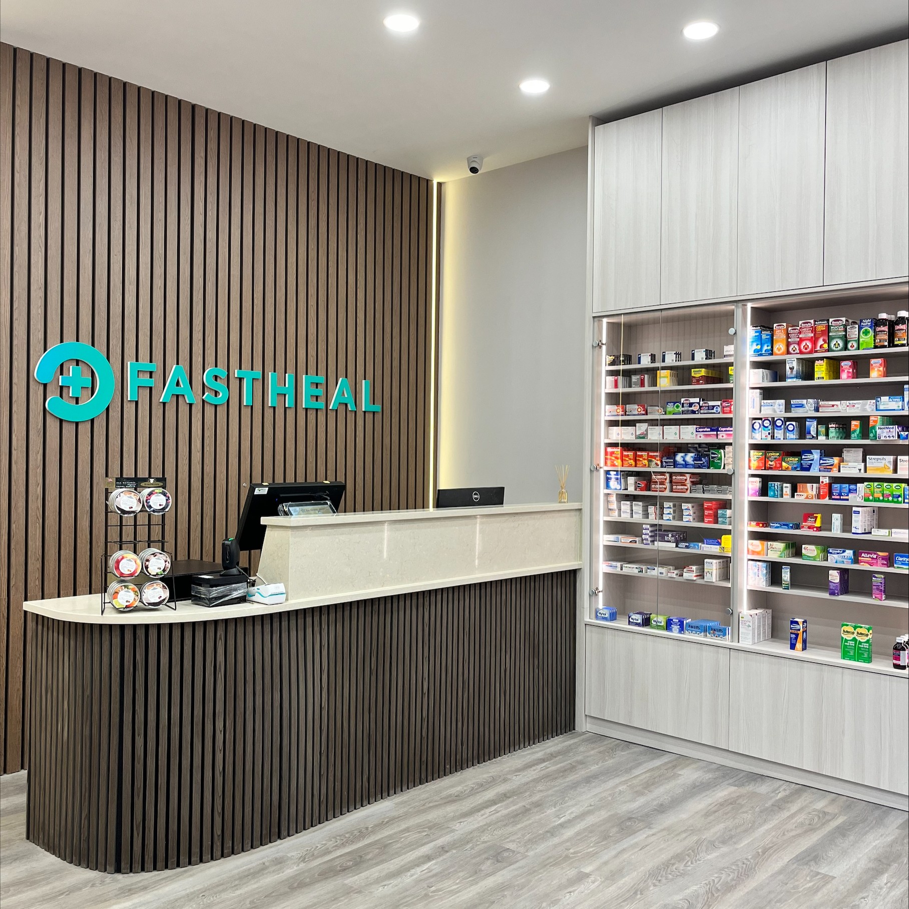Inside the FastHeal Woking pharmacy